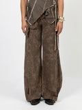 Wide-leg machete pants