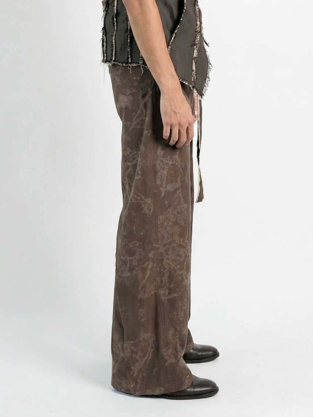 Wide-leg machete pants