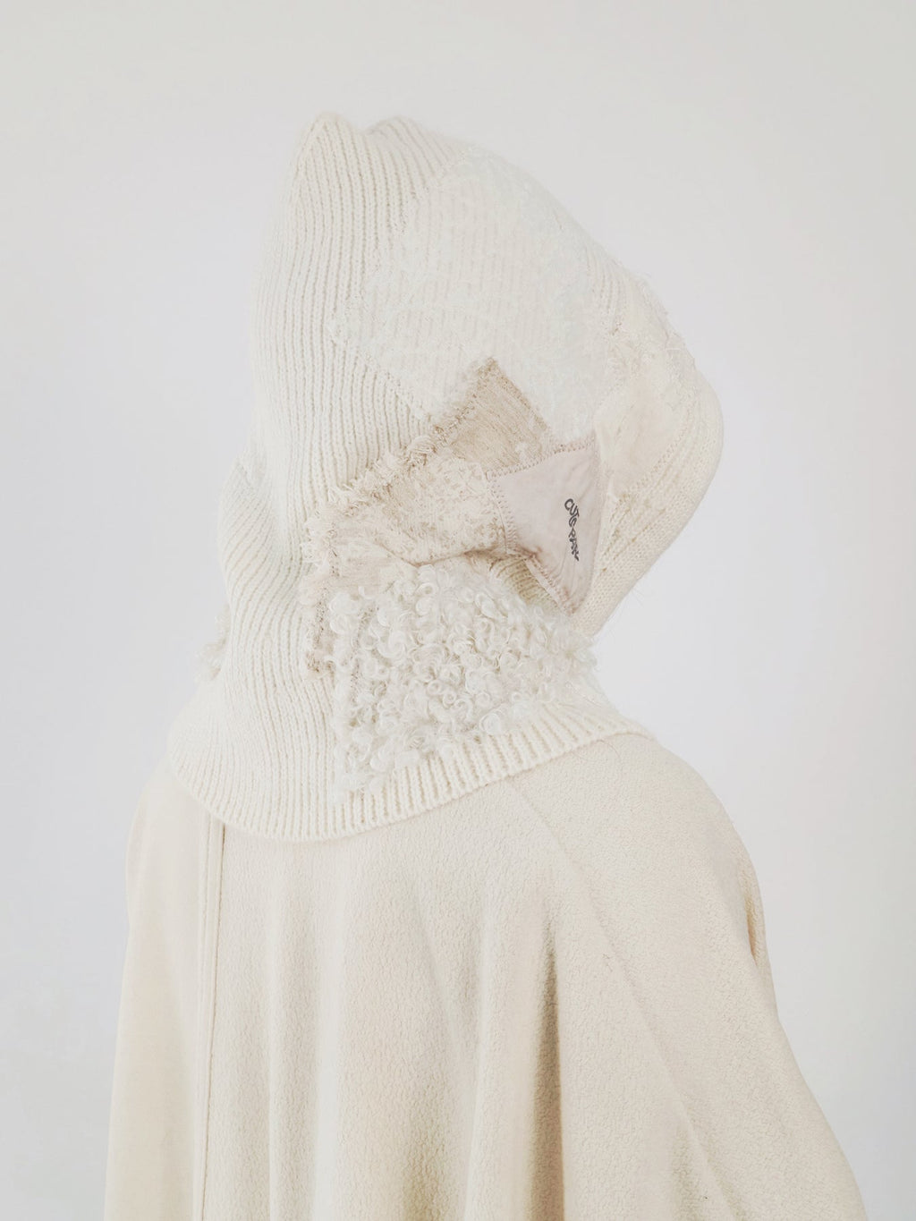 Knitted neck scarf hat