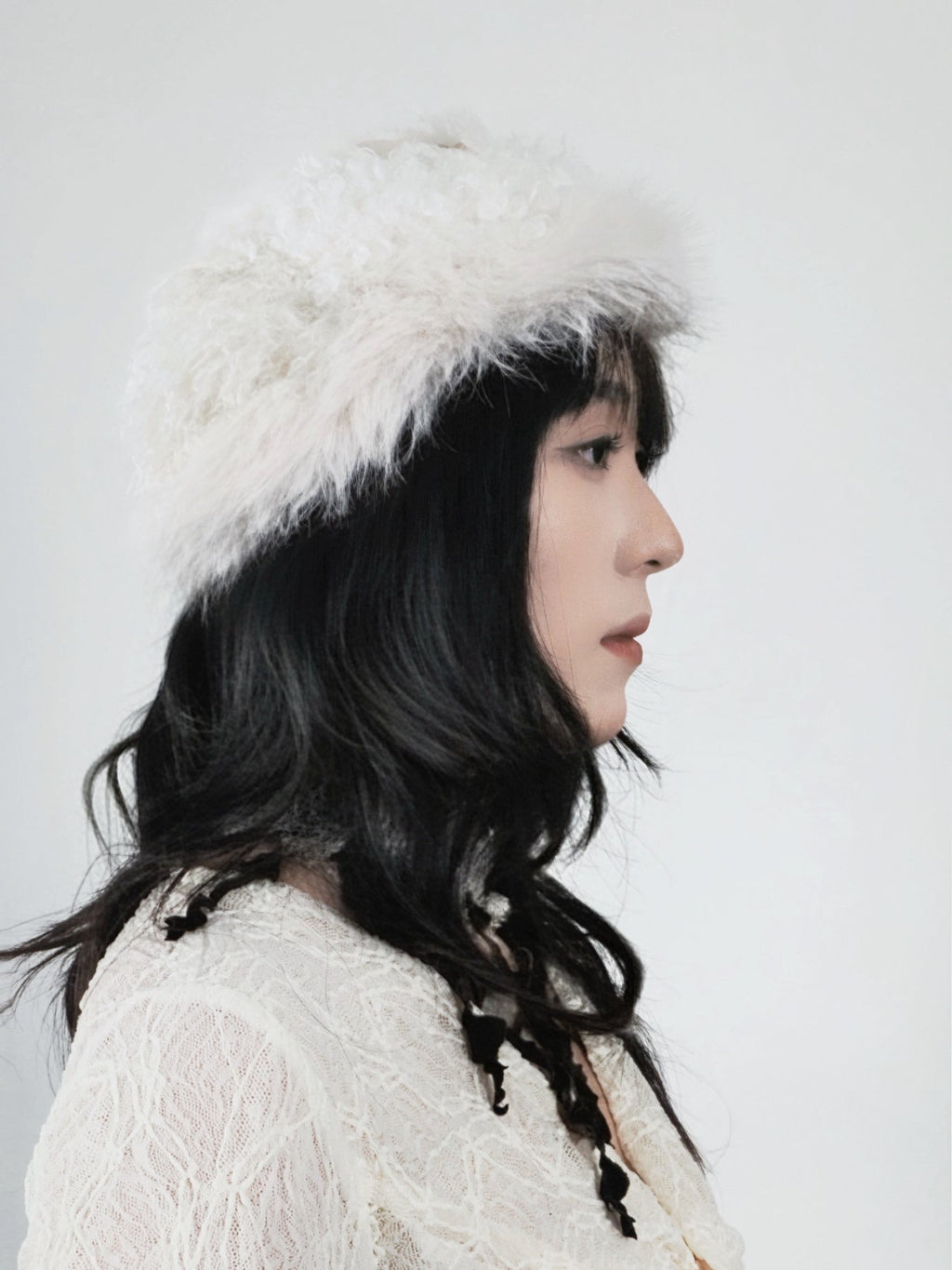 Patchwork fur hat