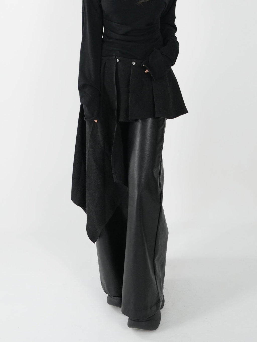 Pleated Midi Skirt