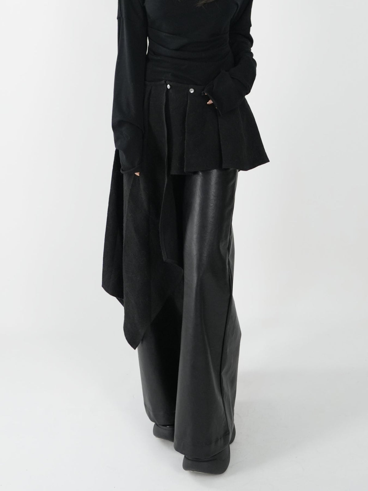 Pleated Midi Skirt