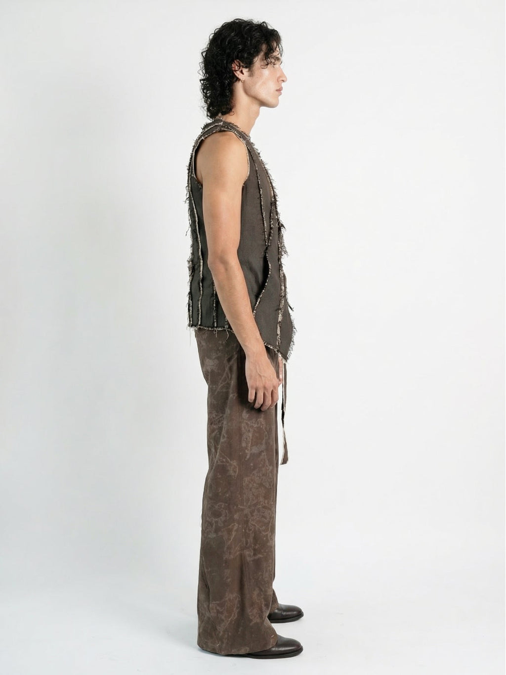Wide-leg machete pants
