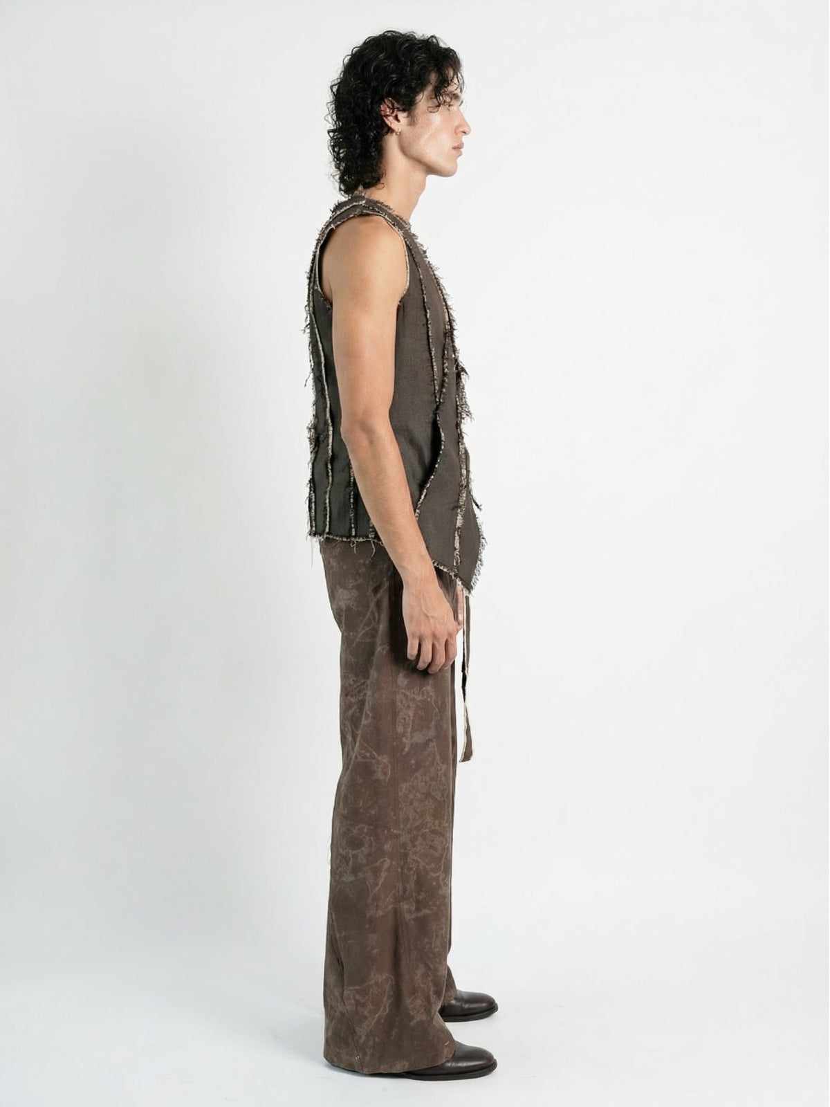 Wide-leg machete pants
