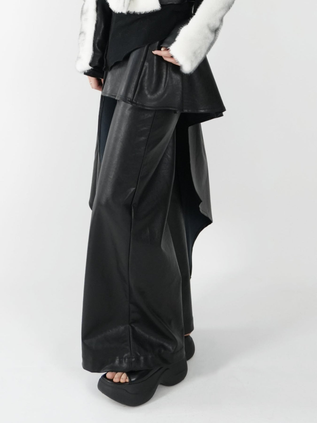 Pleated Midi Skirt