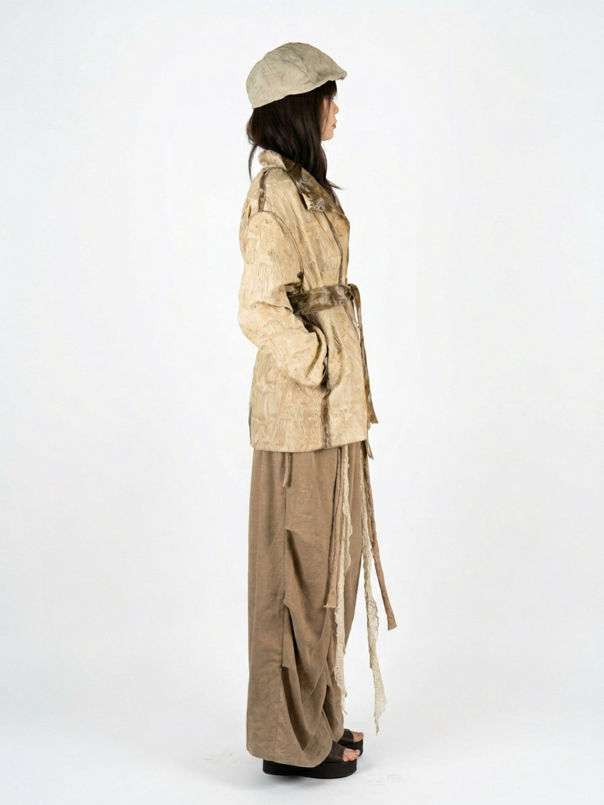 Double-sided coat for autumn and winter