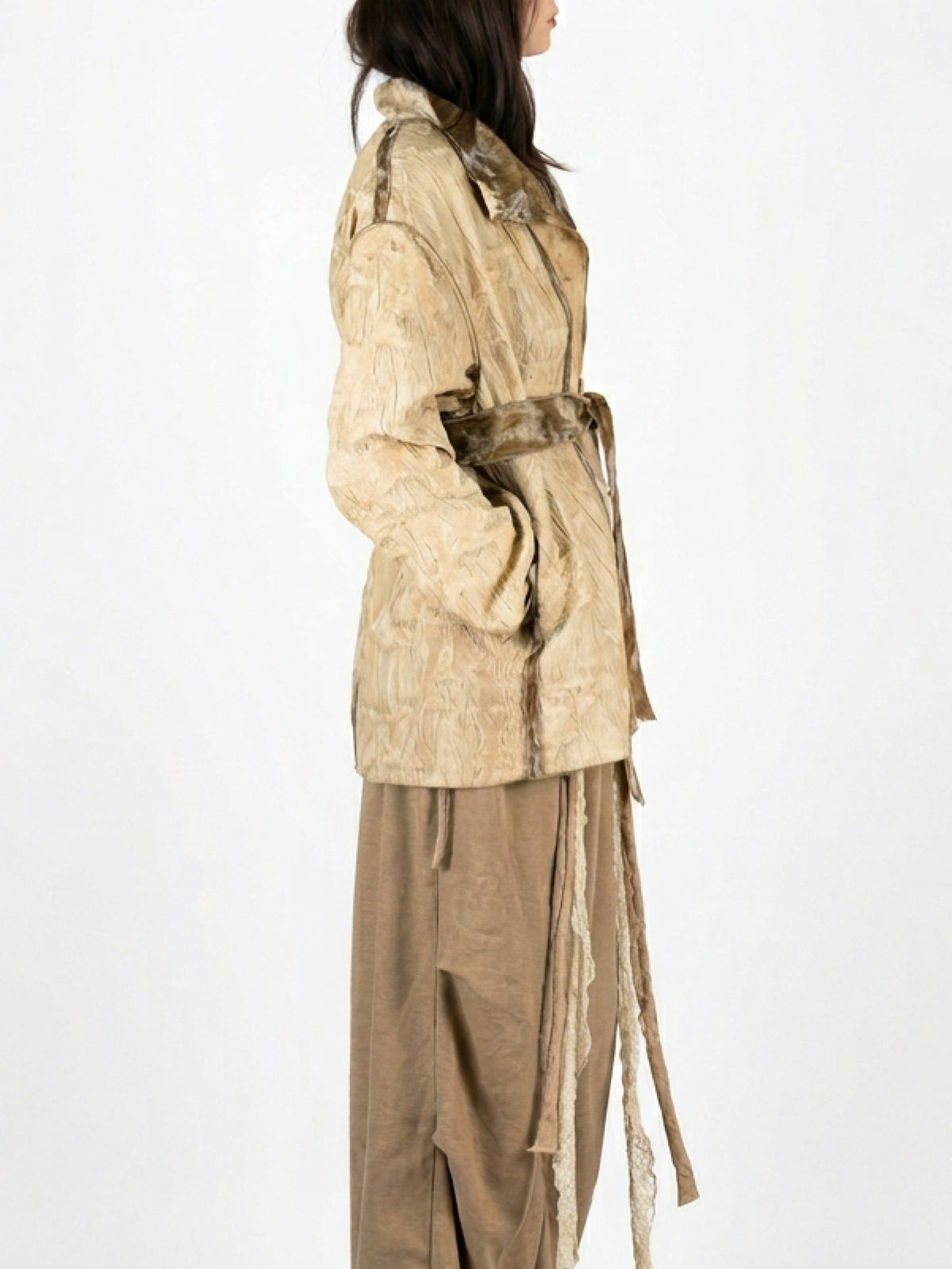 Double-sided coat for autumn and winter