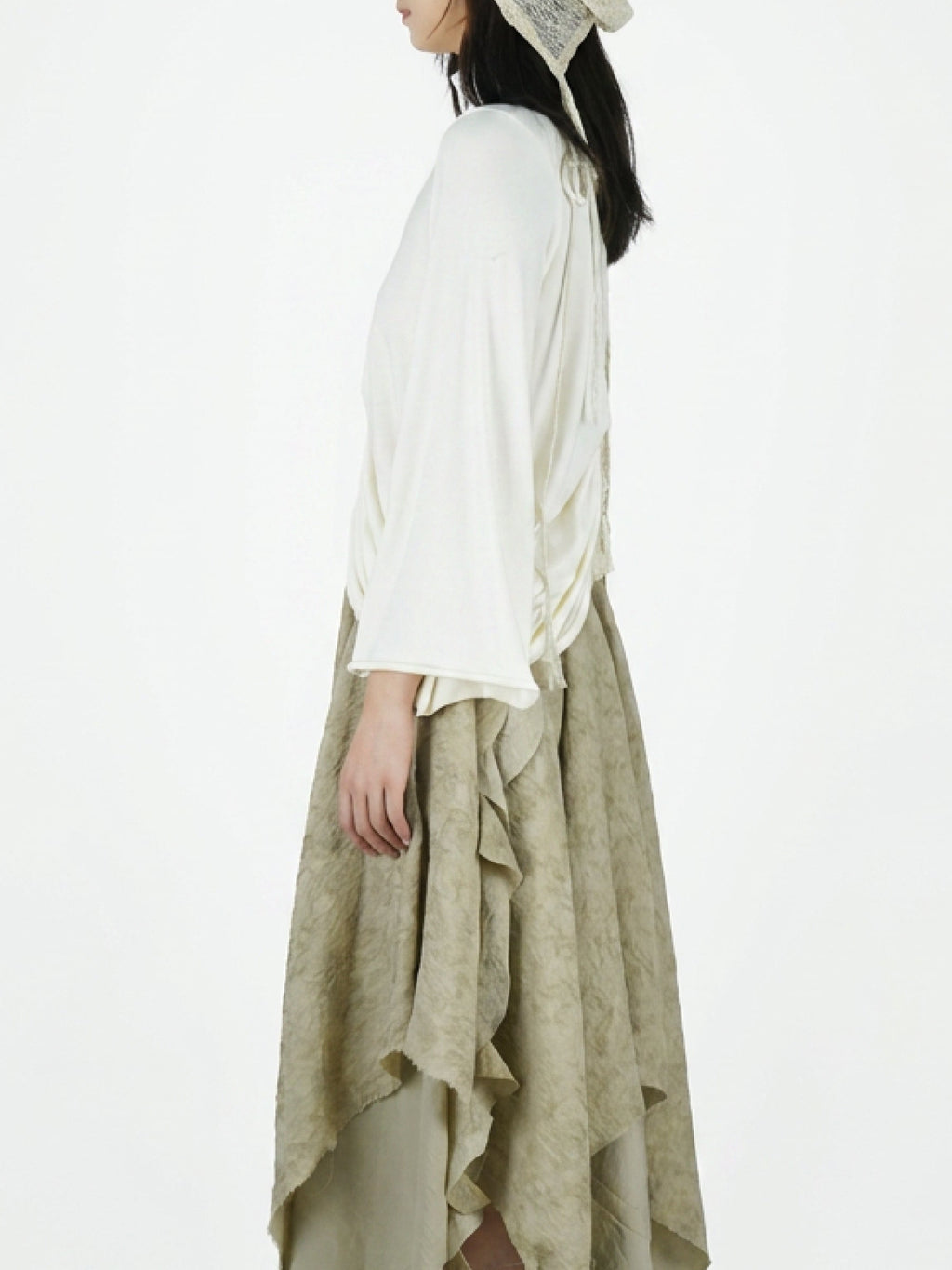 Turtleneck pullover sweatshirt