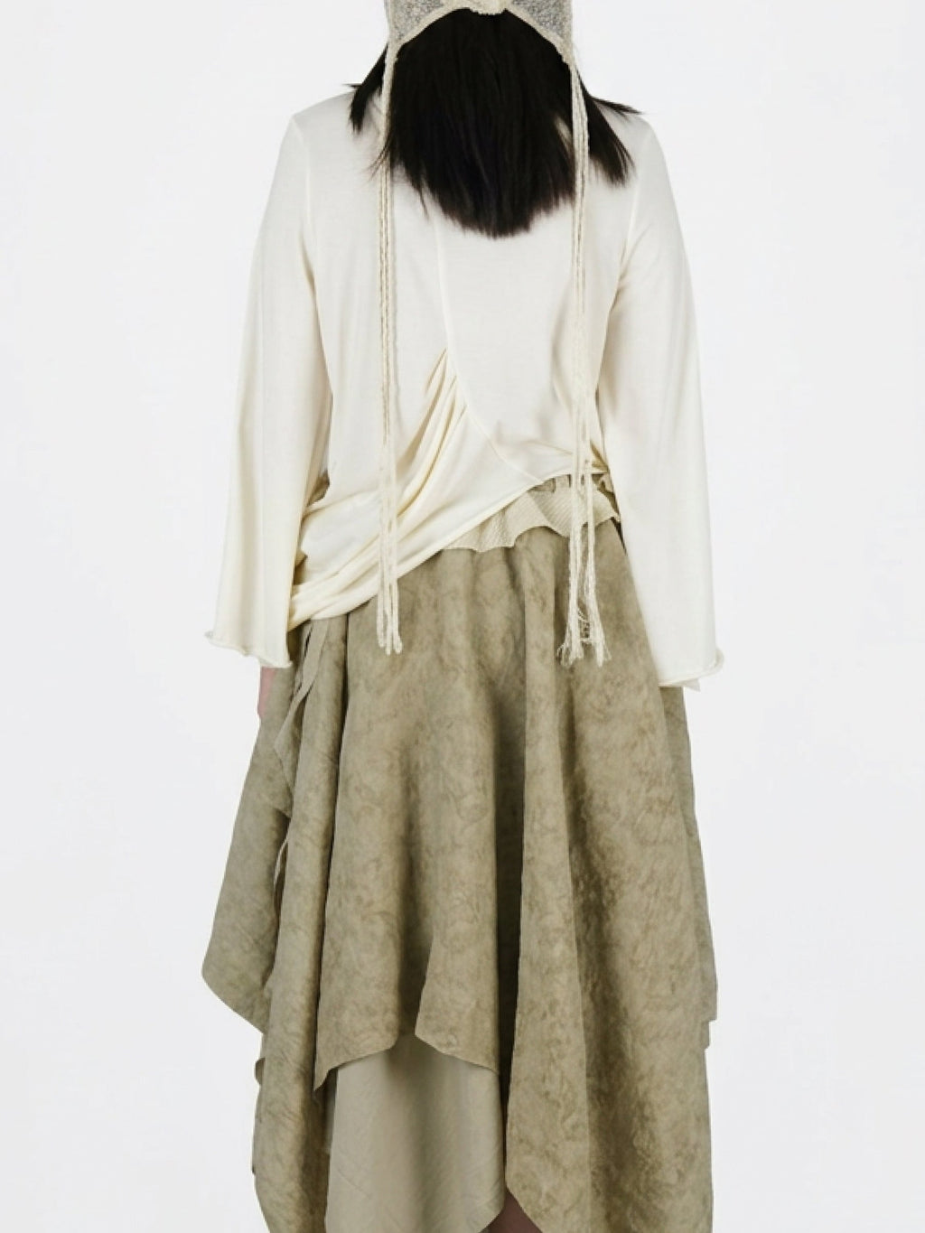 Turtleneck pullover sweatshirt
