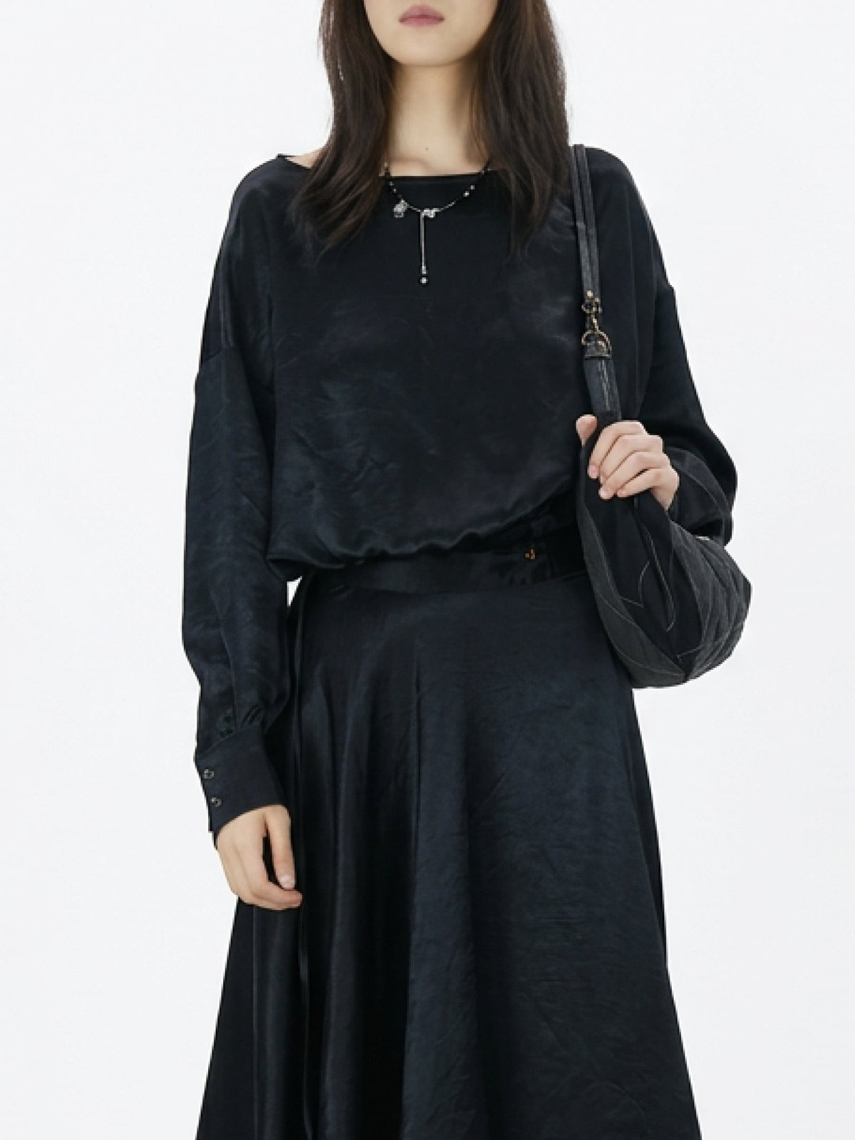Waist-cinching cropped top