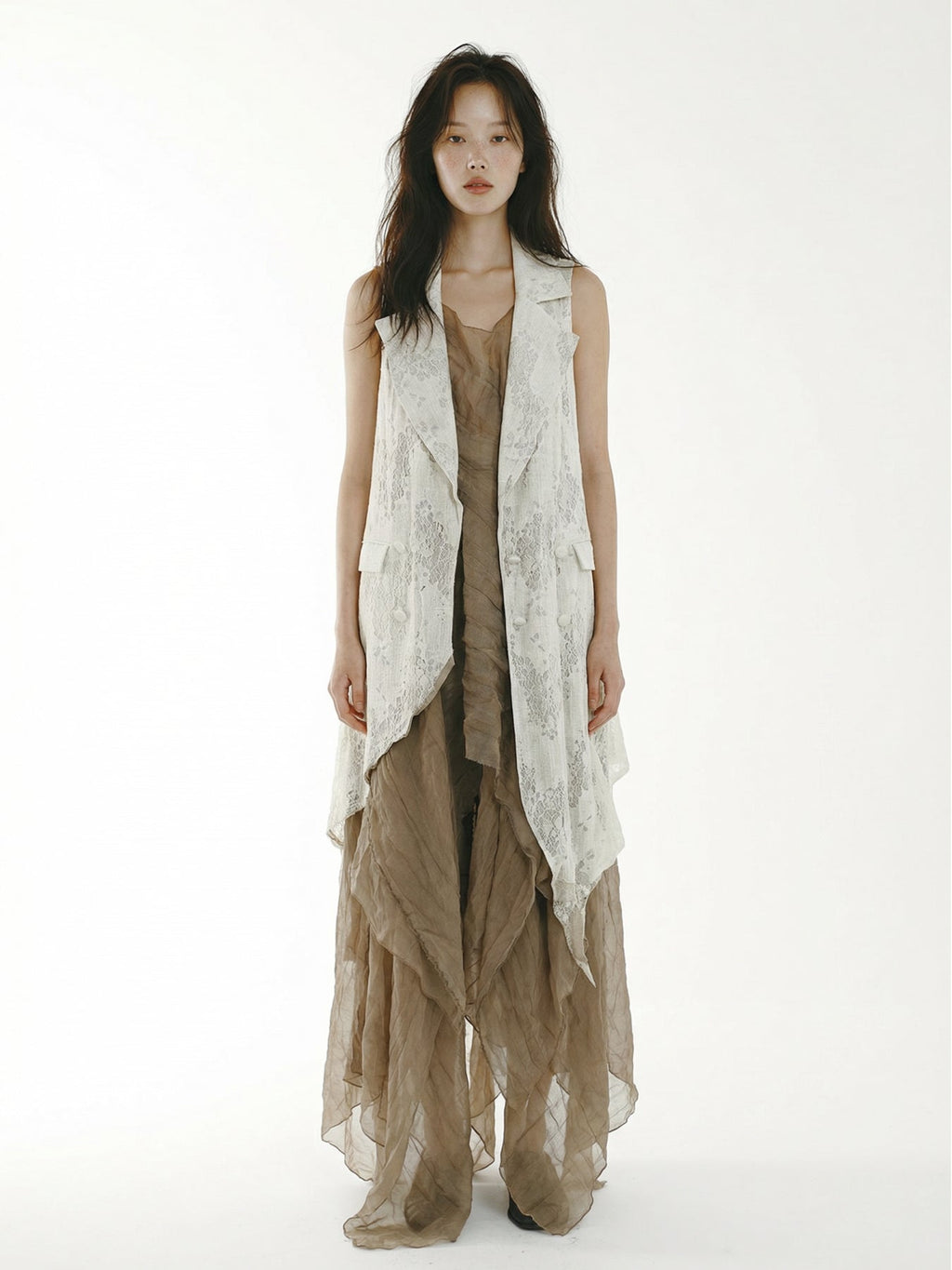 Cardigan long coat