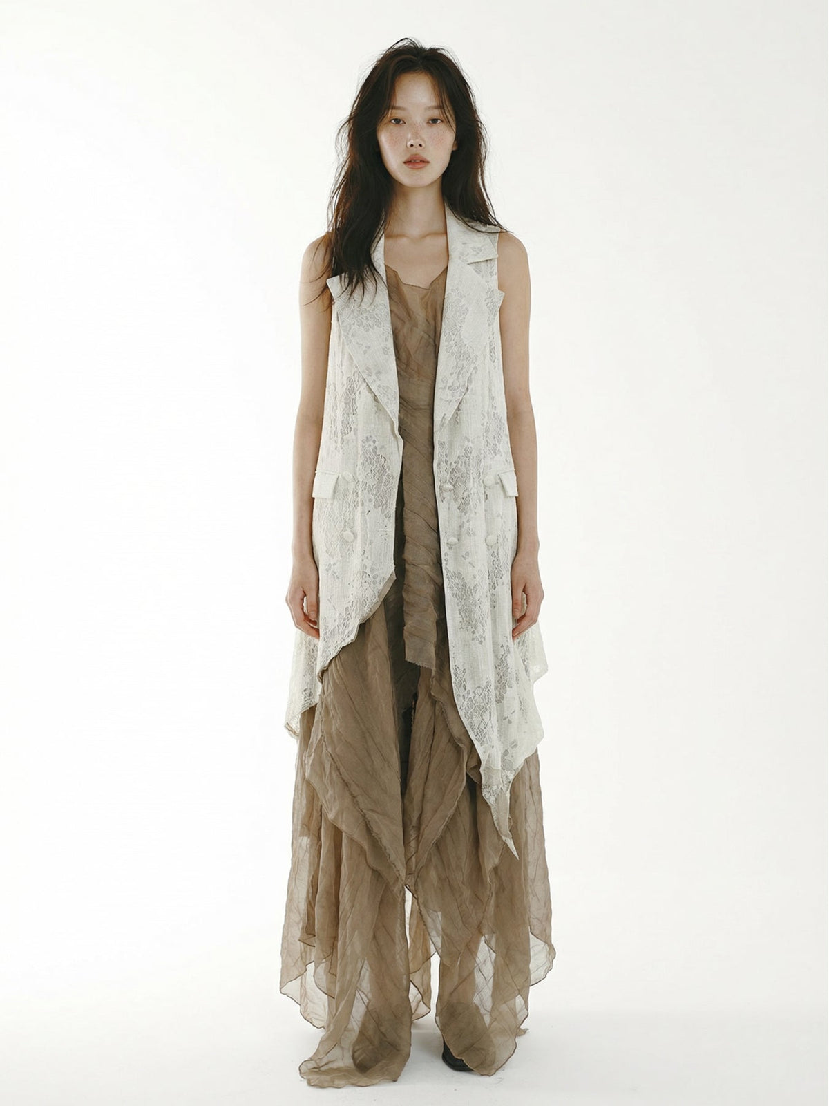 Cardigan long coat