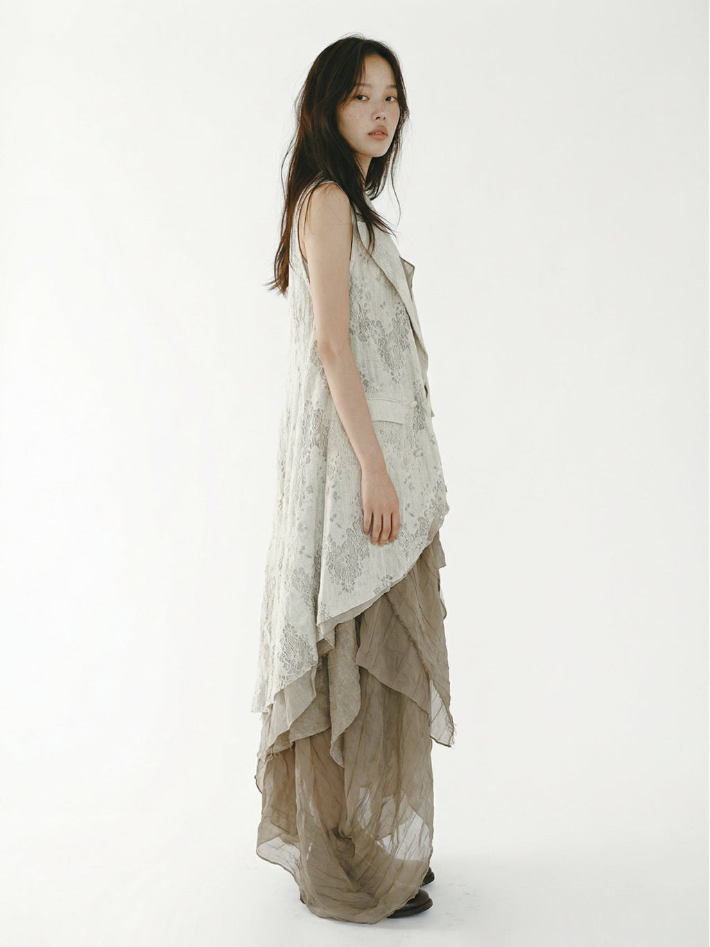 Cardigan long coat