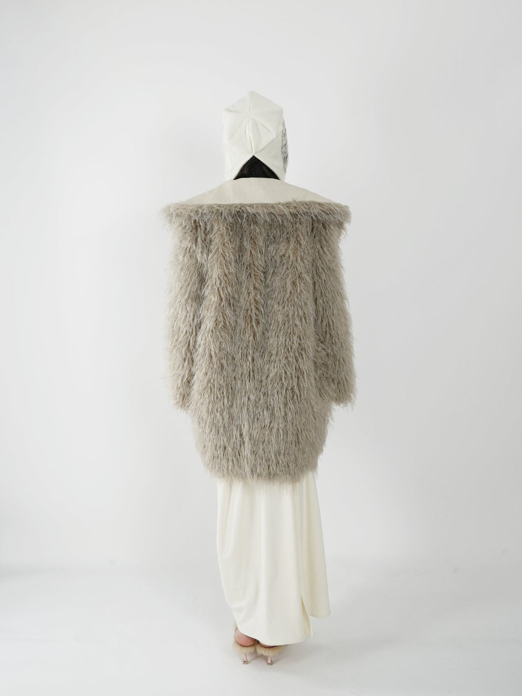 Lapel Stitched Long Coat