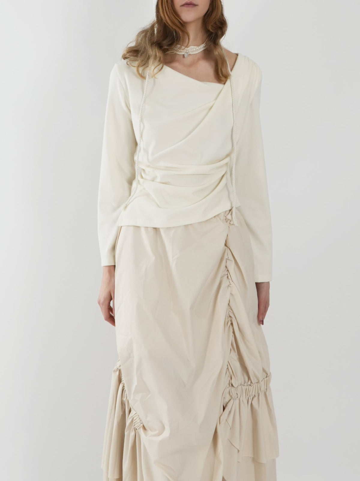 Asymmetric Suit Top