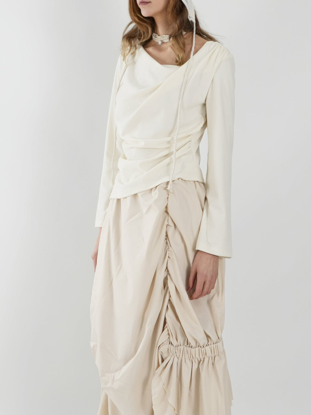 Asymmetric Suit Top