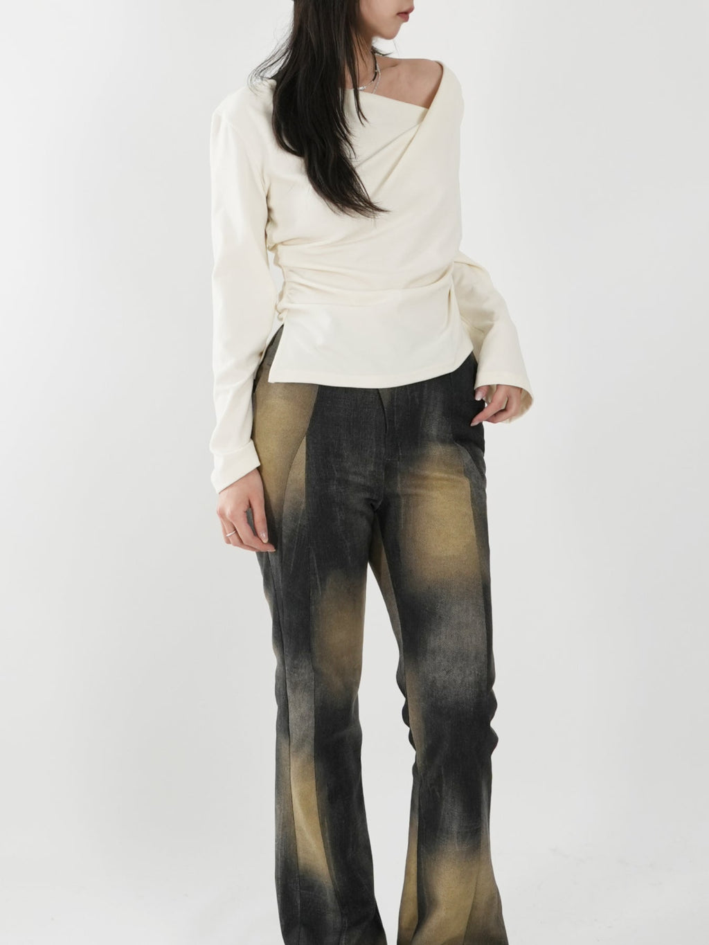 Asymmetric Suit Top