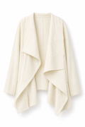 Cropped Oversized-Collar Jacket
