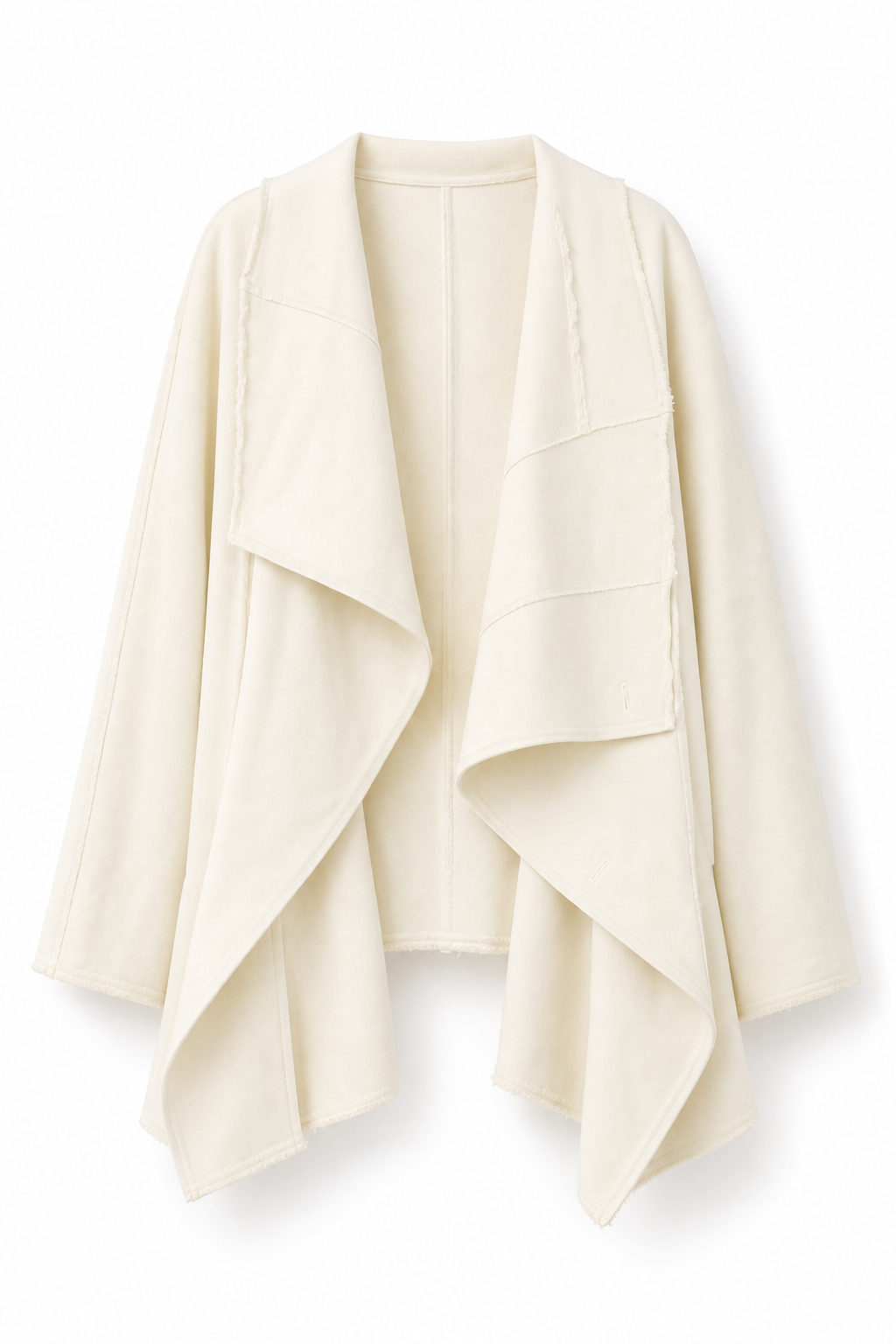 Cropped Oversized-Collar Jacket