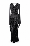 Lace Fitted Maxi Dress