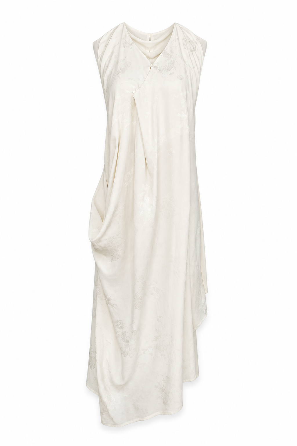 Cowl-Neck Open-Back Dress