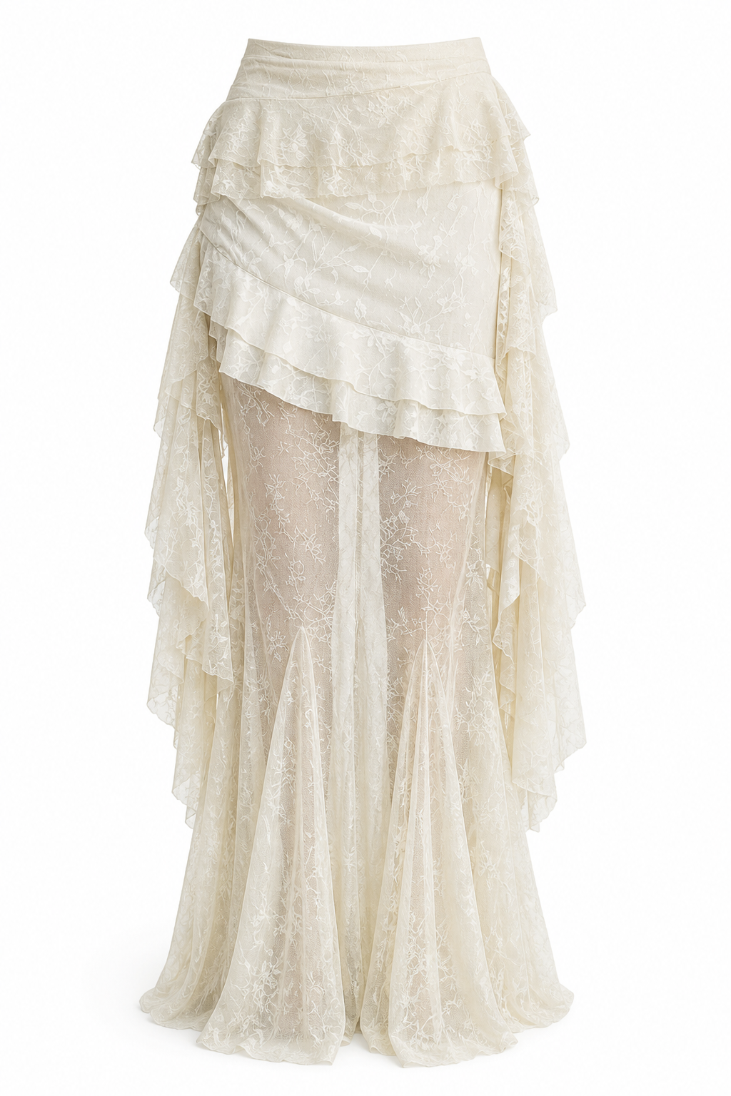 Ruffled Lace Skirt