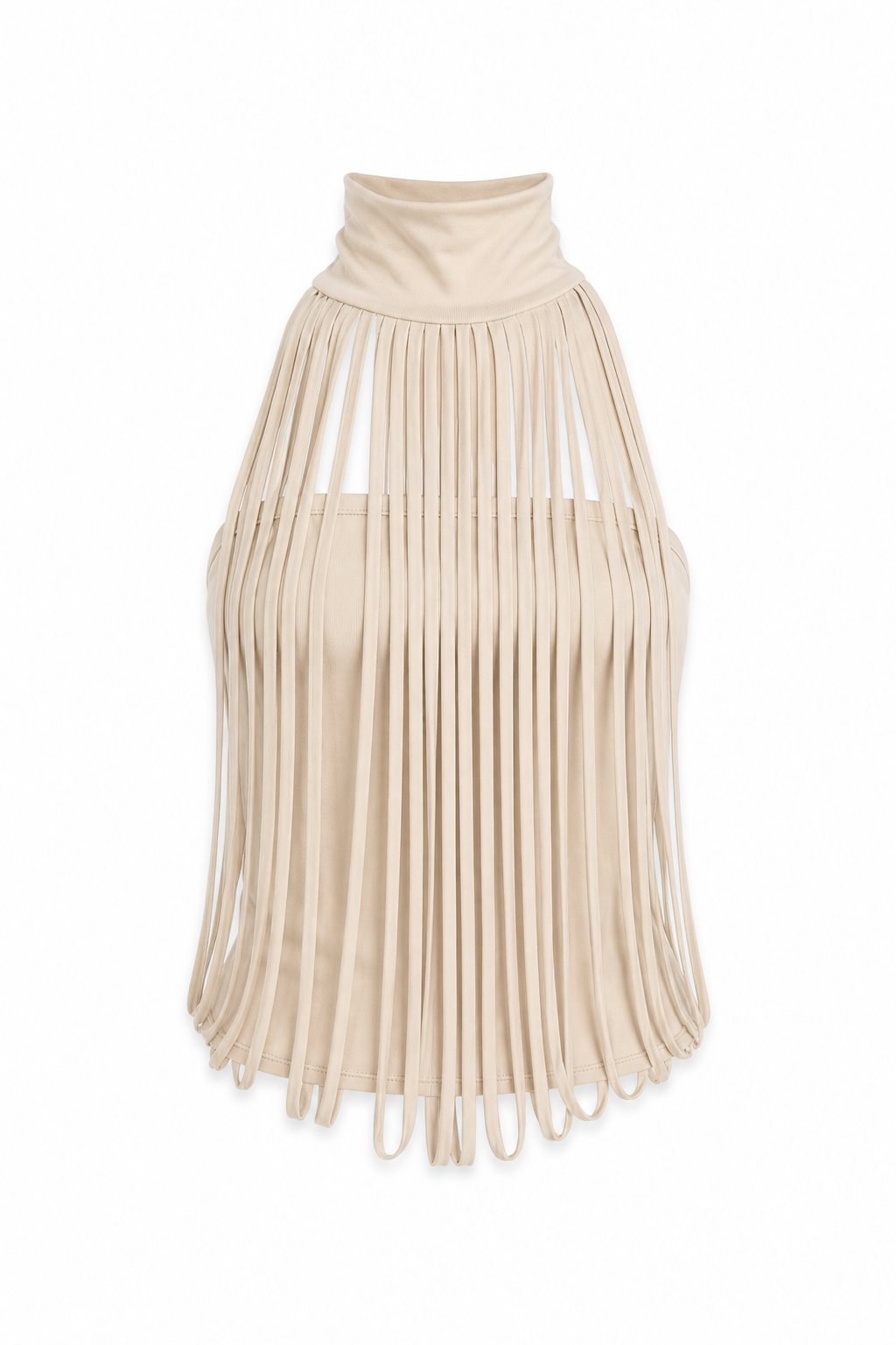 Halter Fringe Bandeau Top