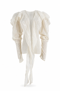 Textured Deconstructed Patchwork Cardigan