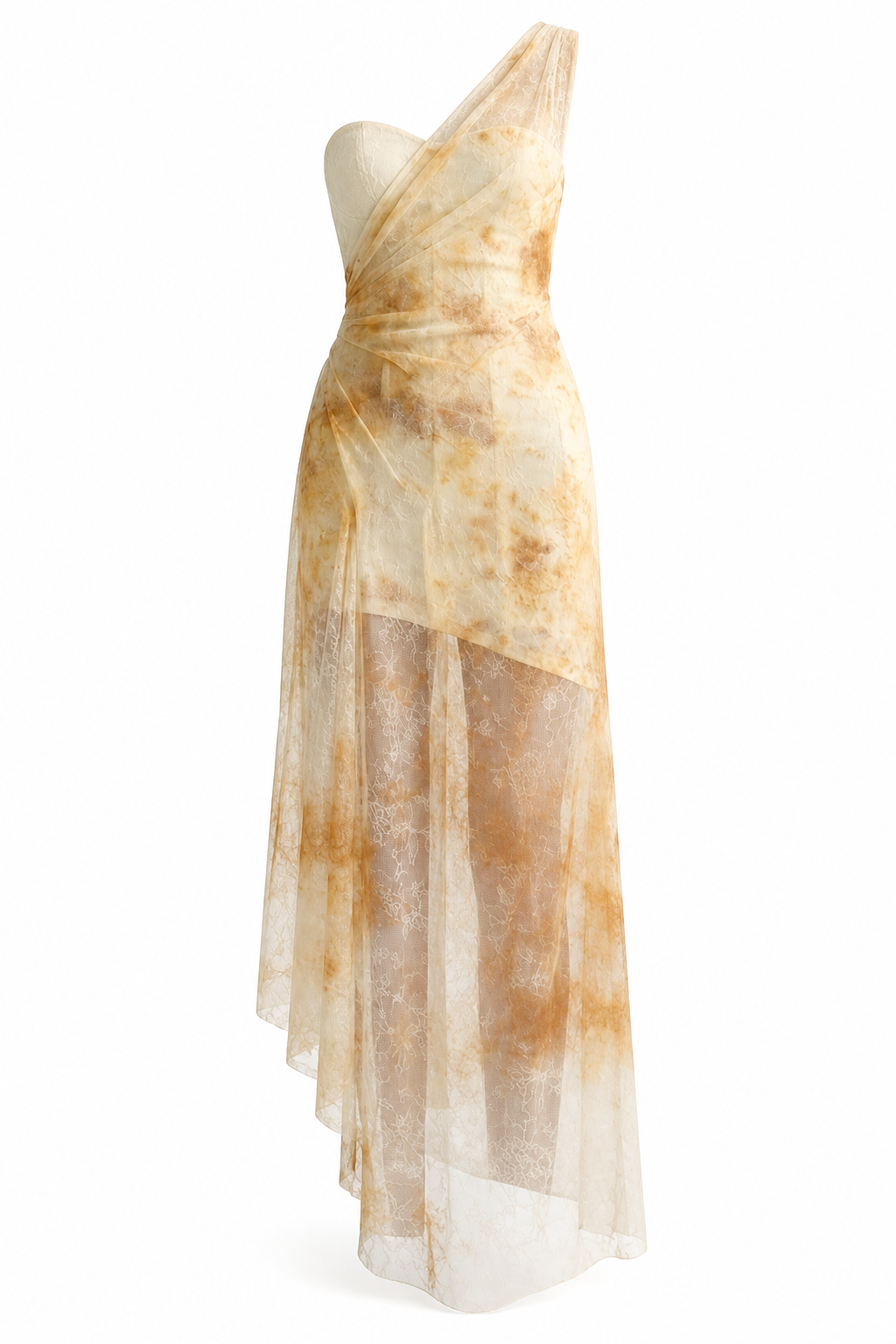 Textured Fitted Off-Shoulder Dress Overlay