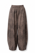 Structured-Seam Balloon Pants