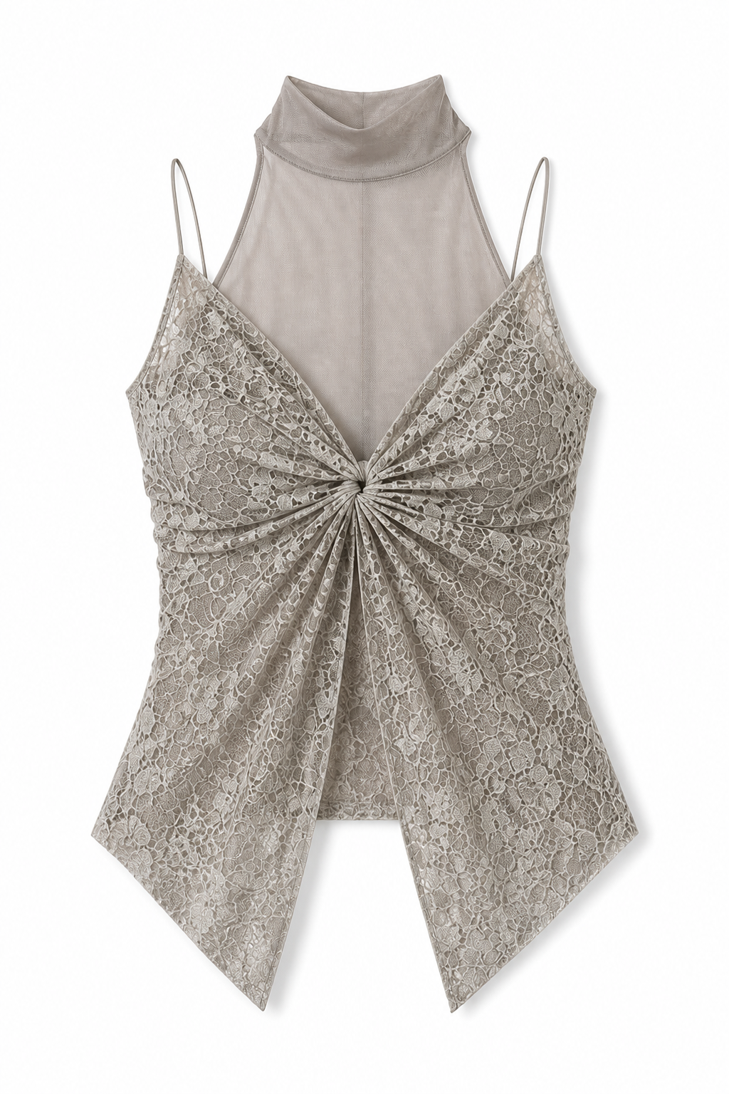 Tie-Strap Gauze Camisole