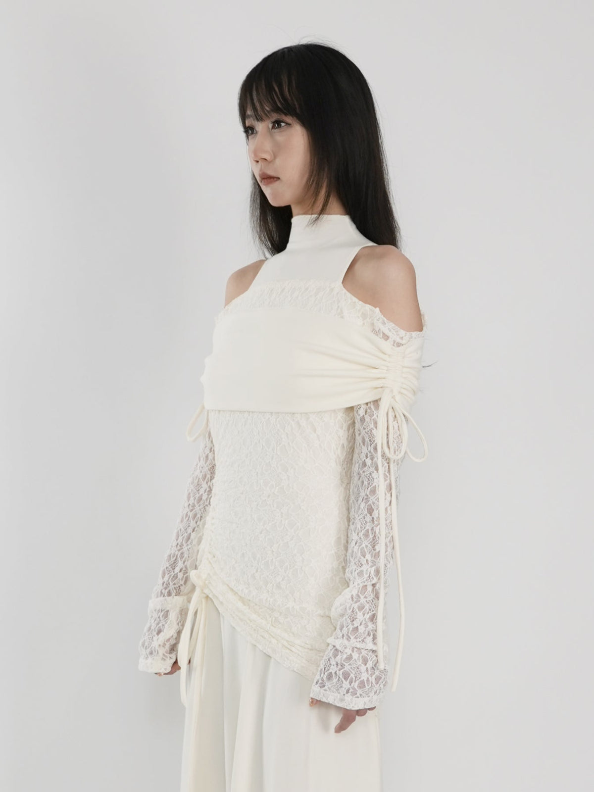 Fish Tail One-Shoulder Dress