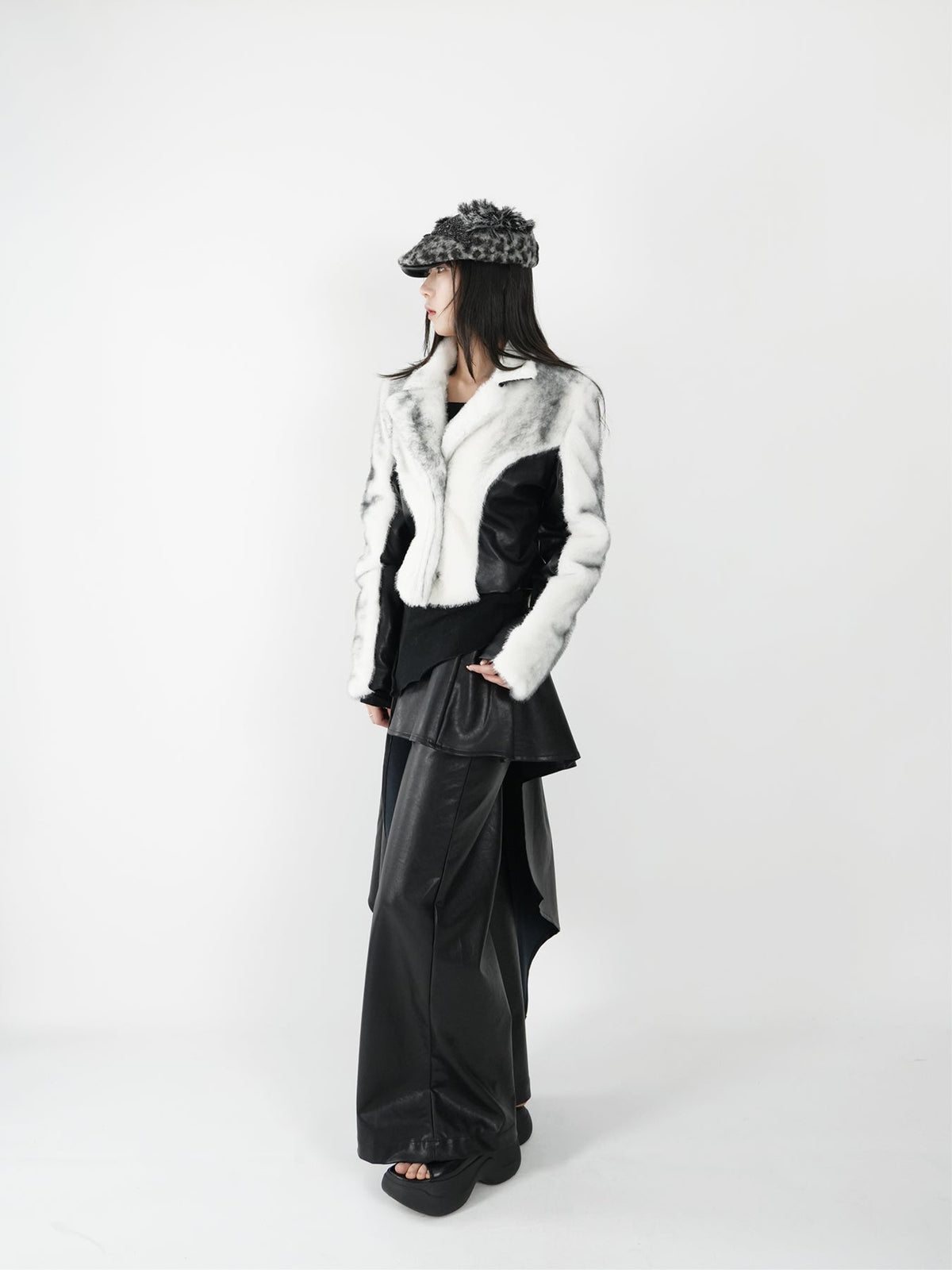 Pleated Midi Skirt